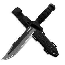Dispatch Fixed Blade Hunting Knife with Sheath, 12inch Survival Knives for Me... picture