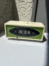 Vintage Westclox Digital Alarm S 38-A Grasshopper 1970s Model 22017 Tested Works picture