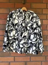 Vintage 1996 Warner Bros Looney Tunes Furry Jacket Full Zip | Size Womens Large picture