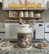 The Bradford Exchange Edition Two Cozy Kittens Canister 11