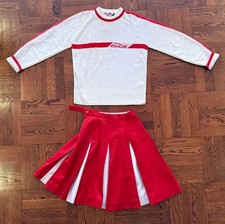 Vtg Coca Cola Cheerleader Set, embroider 