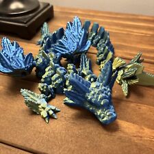 Articulated Axolotl  Dragon Winged 18Inch Blue GreenColor. Fidget Stress Toy picture