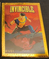 2025 Keepsake Invincible Poster Card #239 Gold Fireworks (01/01) picture