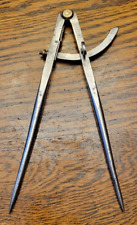 Rare Vintage P. S. & W. Co (Peck Stow & Wilcox) Compass Caliper Tool 8