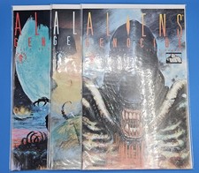 Dark Horse Comics ALIENS Genocide Comic 1991 #1 #2 #3 Lot picture