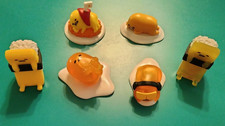 Sanrio Gudetama Mini Figurine Lot Plastic Anime & Manga Egg Character on Bases picture