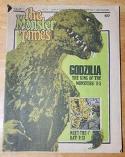Monster Times V1 #23 Godzilla King of the Monsters Sci-Fi Horror 1973 picture