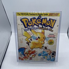 1999 Pokemon Special Edition Yellow Red and Blue Trainers Guide W/hard Protector picture