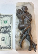 Rare Antique Frank Bergman Vienna Small Bronze “Lovers” Shepherd & Girlfriend picture