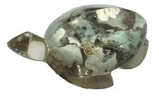 Vintage Lucite Resin Acrylic Sea Turtle Tortuga Dominican Republic Souvenir picture
