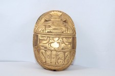 Rare Egyptian Antique Scarab of Anubis for Protection and Good Luck BC Era picture