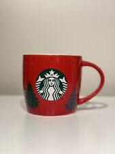 Starbucks Christmas Tree Red/Green Holiday Ceramic Cup Mug 18oz Tree picture