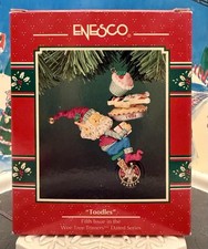 Enesco’s NPV Wee Tree Trimmers Dated Ornament #5 “Toodles” (1994) Sandi Zimnicki picture