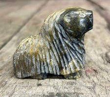 Beautiful Vintage Canadian Inuit Hand-Carved Stone Muskox Sculpture Art Piece picture