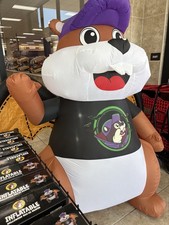 Buc-ee's Halloween Bat Beaver Mascot 6' Ft Inflatable Halloween Lighted NEW NIB picture