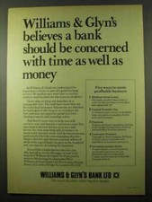 1979 Williams & Glyn's Bank Ad - Concerned With Time picture