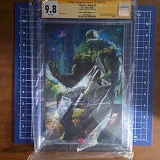 DC Comics Swamp Thing #1 CGC 9.8 SS Santa Fung Variant Signed 2023 picture