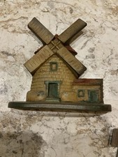 Antique National Foundry #10 Cast Iron Windmill Door Stop picture
