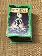 1990 Dart Beetlejuice 156 CARD LOT AND 32 GLOW IN THE DARK STICKERS picture