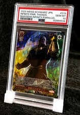 2023 THANOS INFINITY PARELLEL • PSA GEM MINT 10 • WEISS SCHWARZ MARVEL picture