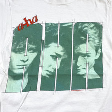 Vintage Aha Band 80s a-ha tour Cotton Unisex Full Size S-5XL T-Shirt DA445 picture