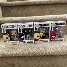 Funko Pop Marvel Spider-Man Lot Of 4 J. Jonah Jameson Capt Universe Dr Strange picture