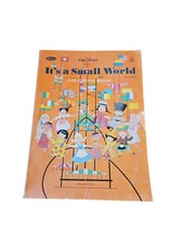 Vtg Disney Its A Small World Coloring Book Whitman 1965 Walt Disney World WDW picture