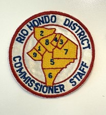 1950's - 1960's Rio Hondo District, LAAC; Commissioner Staff patch picture