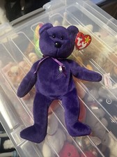 Princess Diana Bear - Ty Beanie Baby (Rare) 1977 picture
