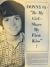 1972 Musician Donny Osmond Share My First Kiss picture
