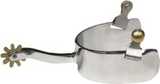 Showman Stainless Steel Wide Band Spurs picture