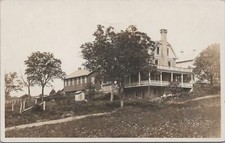RPPC Postcard Upper Farm House Barn and Hay Barn  picture