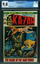 Astonishing Tales #13 (Marvel Comics 1972) CGC 9.8 1st Man-Thing Ka-Zar Key picture
