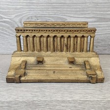 B&H Lincoln Memorial Antique Cast Iron Doorstop Bookend Statue Bradley Hubbard picture