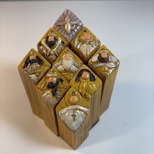 Enesco Artist Gallery Pillar of Heaven Nativity Artist Kim Lawrence picture