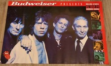 Vintage 1994 Rolling Stones Budweiser Tour Ad Promo Poster Voodoo Lounge 22