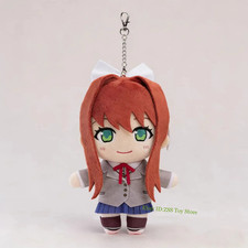 Doki Doki Literature Club Monika Plush Doll Pendant 12Cm Collection Gift picture