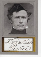 FRANKLIN PIERCE ~  Presidential ACEO Portrait D. Gordon Facs Auto  * NM+ #14 picture