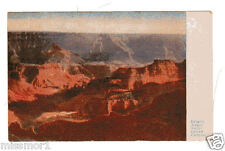 Vintage 1924 Postcard The Grand Canyon Utah RPPC colored picture