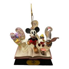 Disney 75 Years Of Love And Laughter Commemorative Storybook Figurine picture