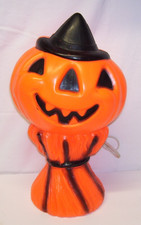 Vintage Empire JACK O LANTERN Halloween Pumpkin On Hay Stack 14