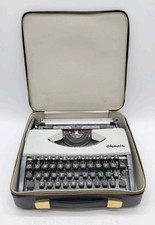 Vintage Olympia De Luxe Typewriter Made In Germany picture