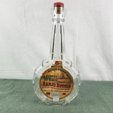 Vintage Medley Bourbon USA Banjo Bottle W/ Original Cork, Labels 1940s 4/5 Qt picture