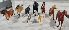 Lot of 9 Vtg Breyer Model Horses - Traditional Classic Stablemate Mixed Bundle picture