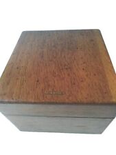 Vintage Shaw-Walker Wood Recipe Box Storage Collectible  picture