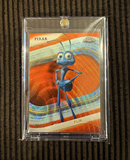 2025 Topps Chrome Disney Orange Wave Refractor #78 Flik Pixar /25 picture