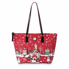 Dooney & Bourke Disney Mickey & Minnie Mouse Holiday Large Tote Bag picture