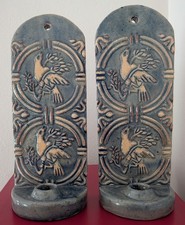 Mercer Moravian Pottery Tile Works Bucks Co. Dove Sconces Arts & Crafts 2012 picture