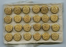 Lot of (24) Pre WWII British Made LIVERY / CREST 5/8