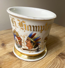 Antique T&V Limoges France Porcelain Fraternal Shaving Mug picture